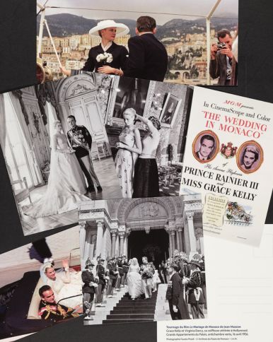 Cartes postales du Mariage princier de 1956 – 1er lot