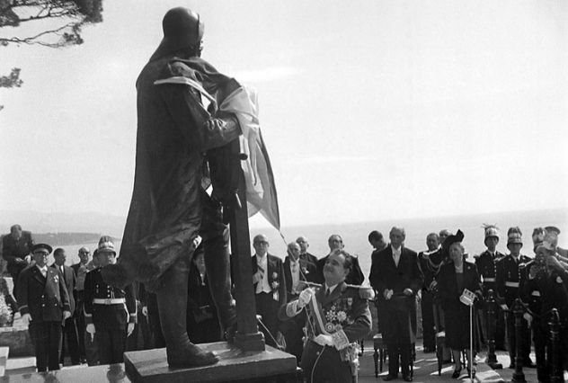 Inauguration du monument Albert Ier